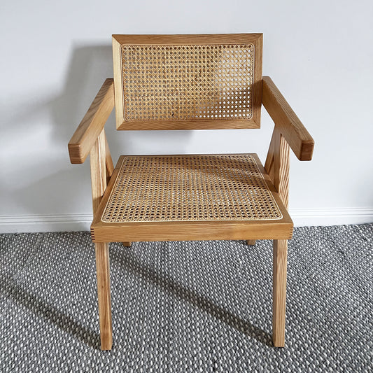 The Sisal Oak and Rattan Chair